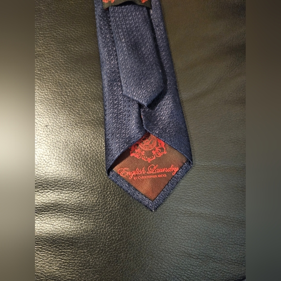 English Laundry blue tie stylish - Picture 3 of 5